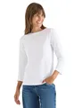 Damen Basic U-Boot Shirt