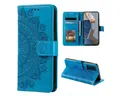 CoverKingz Handyhülle Hülle für Samsung Galaxy A34 5G Handyhülle Flip Case Cover Etui 16,65 cm (6,6 Zoll), Klapphülle Schutzhülle mit Kartenfach Schutztasche Motiv Mandala