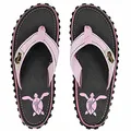 Gumbies Islander Unisex-Flip-Flops, mit superweichem Baumwoll-Zehensteg und robuster recycelter Gummisohle Komfort garantiert, Graue Schildkröte, 37 EU