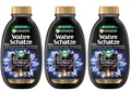 ✅ Garnier Shampoo Anziehende Aktivkohle Schwarzkümmelöl, Fettiges Haar 3x 250ml✅