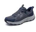 Skechers Herren Hillcrest 2.0 Sneaker, Marineblauer Synthetik-Textilbesatz, 41 EU