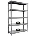 Proregal Schwerlastregal, Grau, Metall, 210x200x45 cm, Freizeit, Heimwerken, Werkstatt, Schwerlastregale