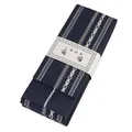 Kaku Obi Japan blau aus Baumwolle 400 cm Budo Gürtel mit Muster Iaido Katori