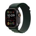 Apple Watch Ultra 2 Titanium (Cellular) 49mm Titaniumgehäuse schwarz, Alpine