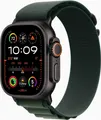 Apple Watch Ultra 2 2024 49mm Titan Schwarz Alpin Loop M Grün MX4R3FD/A OVP