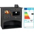 EEK A Küchenofen Holzherd Prity 1P34 Rauchrohr rechts – 10kW + BIMSCHV II - Schwarz
