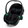 Kinderkraft MINK PRO 2 i-Size Babyschale, Autositz 40–87 cm, R129, SPS+, ISOFIX, H-GUARD+, EASY GROW, kompatibel mit MINK FX 2, Schwarz - Schwarz