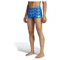 adidas Men's Logo Graphic 2 Inch Boxer-Badehose Bright Royal/Black L