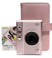 FUJIFILM Instax Mini EVO Gentle Rose hybride Sofortbildkamera mit Film & Album