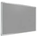 ALLboards Tafel ALLboards Filztafel mit Alurahmen grau 120 cm x 90 cm