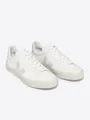 Veja Leder-Sneakers "Campo" in Weiß/ Creme, Größe 45, Weiß/Beige, Herren