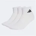 adidas Performance Funktionssocken CUSHIONED SPORTSWEAR ANKLE 3ER-PACK (3-Paar) für sportliche Aktivitäten, sportlicher Stil, elastisch weiß S (37/39)