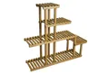 PROREGAL® Standregal Pflanzregal 95x105x25cm 5 Ablagen Holz Blumentreppe Blumenständer