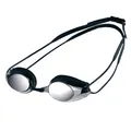 ARENA Tracks Mirror Unisex Wettkampf-Schwimmbrille für Erwachsene, Schwimmbrille mit Verspiegelten Antibeschlag-Gläsern, UV-Schutz, 4 Austauschbare Nasenstege, Silikondichtungen