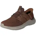 Skechers Herren Slip-On GARNER NEWICK braun, Größe 41,5 (210803) - Braun - 41,5