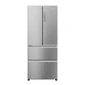HAIER HFR3718ENMM Kühlschrank 4 Türen 402LT NoFrost Display Platinum Inox CL.E