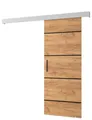 Schiebetür Komplettset - Schiebetürsystem Salwador 4 - Schiebetüren - Trennwände - Raumteiler - Innentüren, Tür 90x204 cm - Schiebetür Schiene - Zimmertür mit Schiebetür Griff - Saloontür