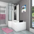Kombination Badewanne Dusche K50-R00-EC Duschtempel 100x170 cm
