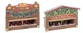 Faller 272020, 2 Weihnachtsmarktbuden, Bausatz, Neu & OVP, N