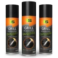 Spraytive 3x500ml Grill-Pflegespray Trennspray Anti-Haft Grillrost Gusseisen