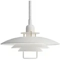 Belid Hängeleuchte Primus II, Weiß, Metall, rund,rund, 150 cm, Handmade in Europe, Europäischer Sicherheitsstandard, Schutzklasse II (Schutzisoliert), Lampen & Leuchten, Innenbeleuchtung, Leuchten nach Räumen, Esstischlampen