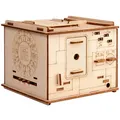 ESC WELT Space Box - Escape Room Spiel - Geschenke für Männer und Frauen - 3D Puzzle Box Spiele aus Holz für Erwachsene - Geschenkbox Knobelspiel - Einzigartige Geschenkbox - Holzpuzzle Erwachsene