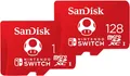SanDisk 2x microSDXC UHS-I Speicherkarte für Nintendo Switch 128 GB, 100 MB/s