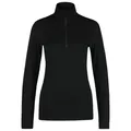 Icebreaker - Women's 200 Oasis L/S Half Zip - Merinolongsleeve Gr S schwarz