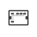 WAGO GmbH & Co. KG Verteilerbox 899-631/476-000 Kompaktverteiler Verteilerbox