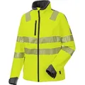 Würth MODYF Arbeitsjacke Neon, Warnschutz Softshelljacke für Damen HI-VIS Arbeitsjacke für Frauen gelb XL