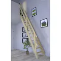 STARWOOD Raumspartreppe "2000/3000", Fichtenholz, 12 Stufen, max. Geschosshöhe 279,5 cm - braun