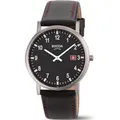Boccia 3662-03 Herrenuhr Titanium 37mm 5ATM - Schwarz