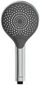WENKO Handbrause Watersaving, wassersparender Duschkopf, 3 Strahlarten, Ø 12 cm
