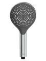 Wenko Duschkopf in Silber - Ø 12 cm, Silber-, Damen