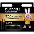 Duracell Optimum Mignon (AA)-Batterie Alkali-Mangan  1.5 V 12 St.