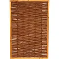 Zaun Teilelement Weidengeflechtzaun Fako 120 x 180 cm braun
