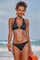 s.Oliver Triangel-Bikini-Top "Rome", mit breitem Bündchen, Gr. 34 - Cup C/D, schwarz Cup C/D