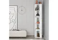 Decortie Eckregal Nati, Eck-Bücherregal, 34 x 34 x 161 cm