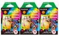 Fuji Instax Film Rainbow 3x10 = 30 Aufnahmen Regenbogen Mini 11 12 Evo Liplay
