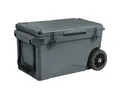 COSTWAY Thermobehälter, LLDPE, (1-tlg), 71L Kühlbox, mit Alugriff & großen Rädern