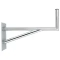 PremiumX 80cm Wandhalter mit Stützelement Stahl verzinkt Ø 48mm Winkel Wand-Halterung für Satelliten-Schüssel SAT-Antenne