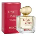JFenzi Love and Voice Eau de Parfum 100 ml – Damenduft mit schwarzer Johannisbeere, Freesie und Rose, Ambroxan, holzige Noten, Patchouli, Vanille