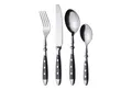 GRÄWE Besteck-Set GRÄWE Tafelbesteck für 6 Personen, 24-tlg, Serie NÜRNBERG, schwarz, Edelstahl 18/0