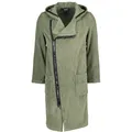 Cawö Bademäntel Herren Kapuze New Zipper 6516 - Farbe: field-schwarz - 453 - XL 242CA1356