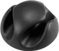 TRU COMPONENTS Kabelhalter selbstklebend 558364 Bündel-Ø-Bereich 8mm (max) Schwarz 6St.