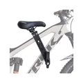 Kinderfahrradsattel (2 bis 5 Jahre) an der Vorderseite des Erwachsenenfahrrads m