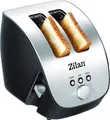 Zilan Schräg-Toaster | 2 Scheiben Toaster | Toaster | Schrägtoaster | Toastautomat | Röstautomat | 1000 Watt | Edelstahl-Gehäuse | Stufenlos einstellbar | INOX-Design |