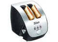 Zilan Schrägtoaster 2 Scheiben Toaster 1000W Edelstahl
