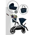 Cybex Gazelle S Kinderwagen inkl. Cot S Babywanne / Kombikinderwagen, Farbe: Moon Black / Black