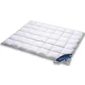Vitaschlaf Daunenbettdecke Vitaschlaf® Haute Couture Bettdecken für Sommer Winter Ganzjahresdecke, Füllung: 100% Daunen, Bezug: 100% Baumwolle aus feinster MACO Einschütte, Bettdecke 135x200 cm, 155x220 cm und weitere Größen, Made in Germany 200 cm x 200 cm
